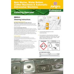 Jangro Professional Kitchen Hygiene Plan Instruction Sheets - 10 Pack - A4