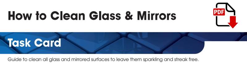 How to clean mirrors - Jangro